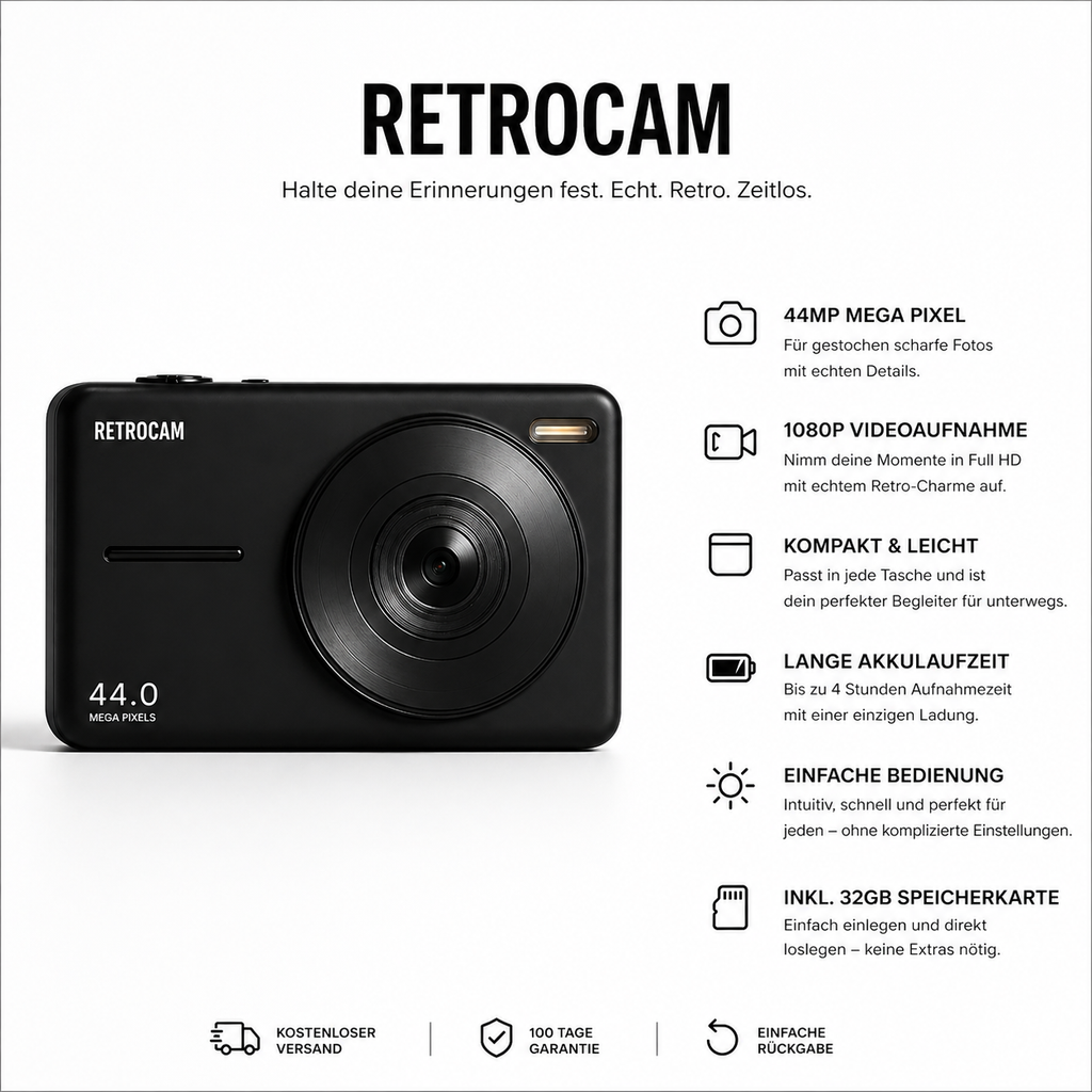 DigiCore Retro Kamera